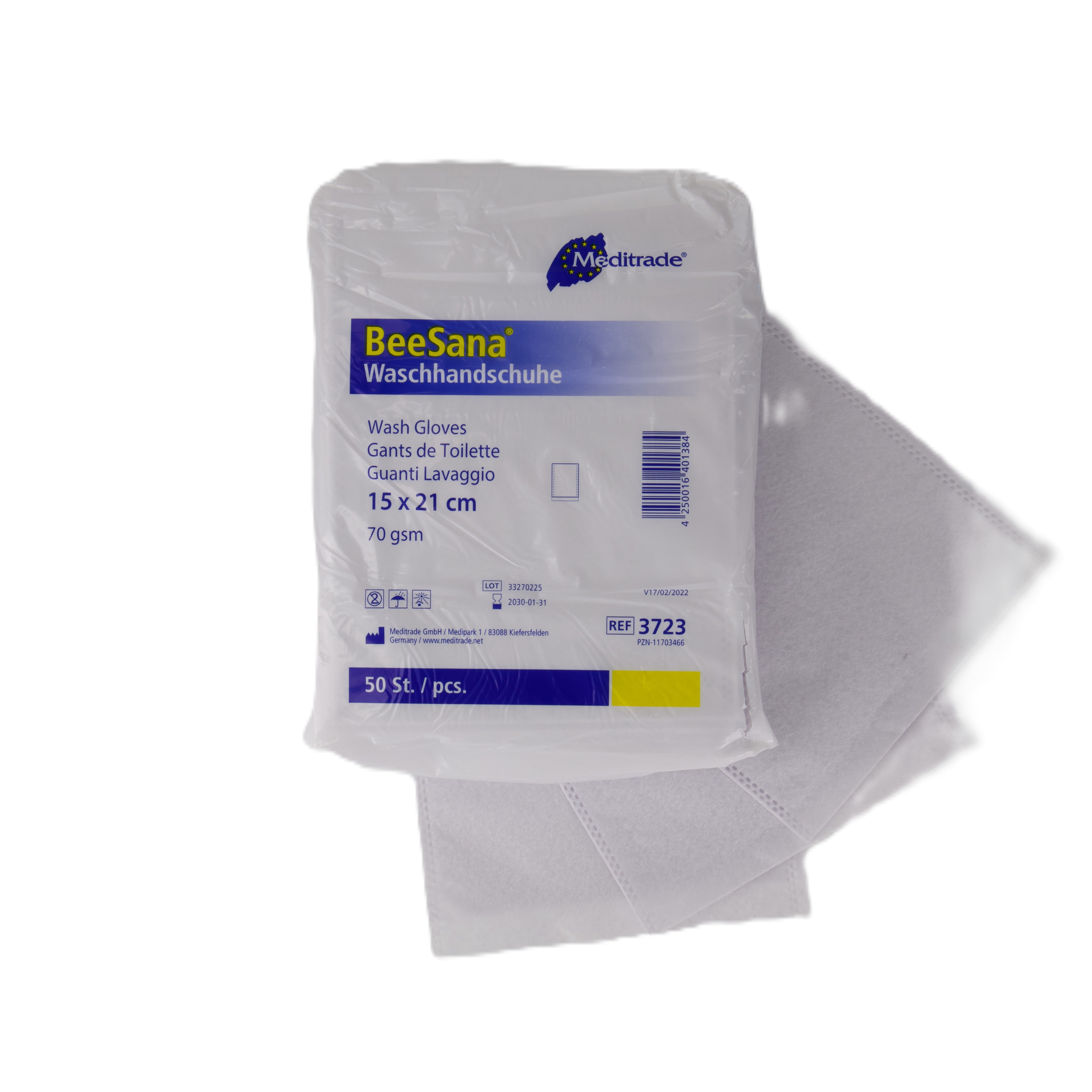 BeeSana Einmal Waschhandschuhe