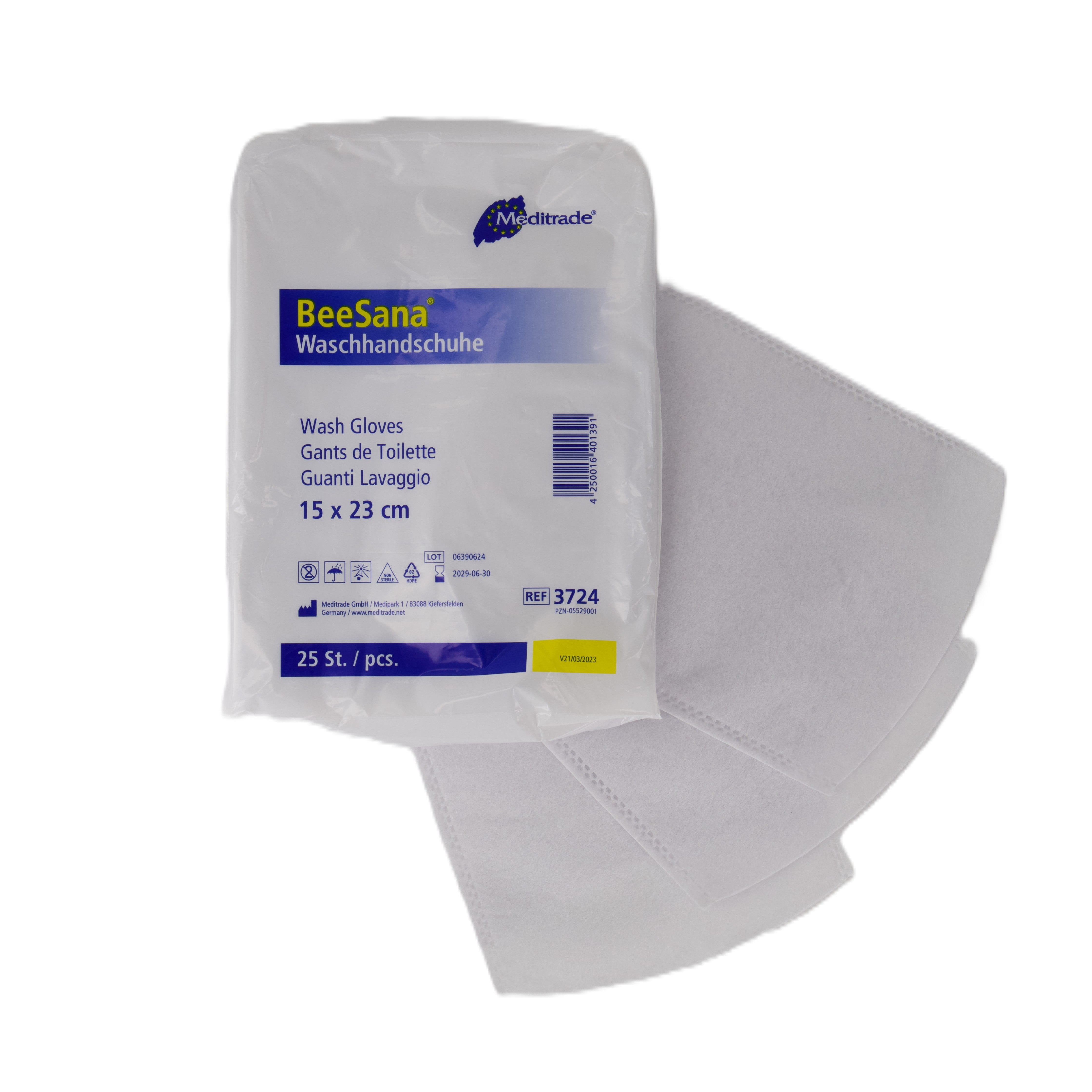 BeeSana Einmal Waschhandschuhe