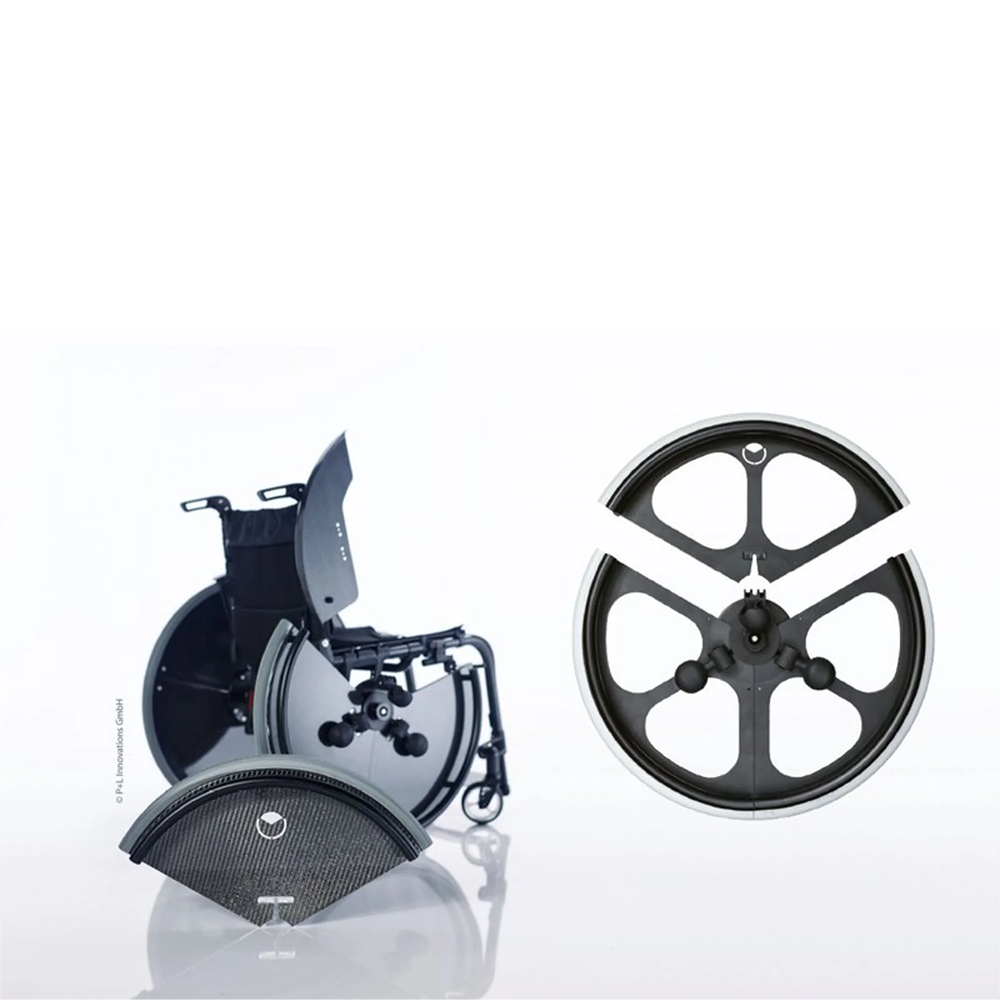 trivida® - das teilbare Rollstuhlrad!